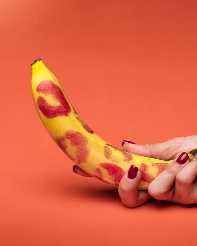 A playful, tasteful still life symbolizing intimacy and sexual wellbeing